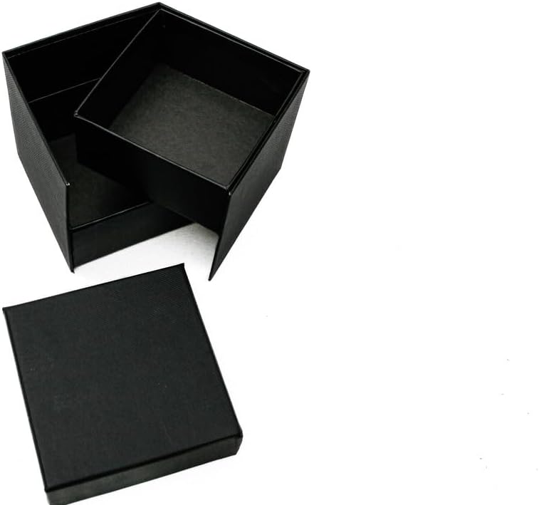 Daiso Paper Box - A - 2 Tier Type - 3.66In x 3.66In x 3.42In - Image 1